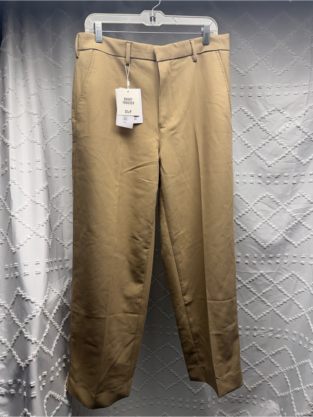 D&F Baggy Trouser - Beige 34W X 32L